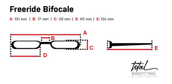 Fietsbril met leesgedeelte +1.50 Freeride Bifocale
